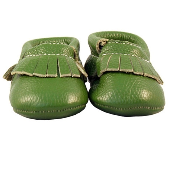 Soft Leather Baby Moccasins - Picture 1 of 5